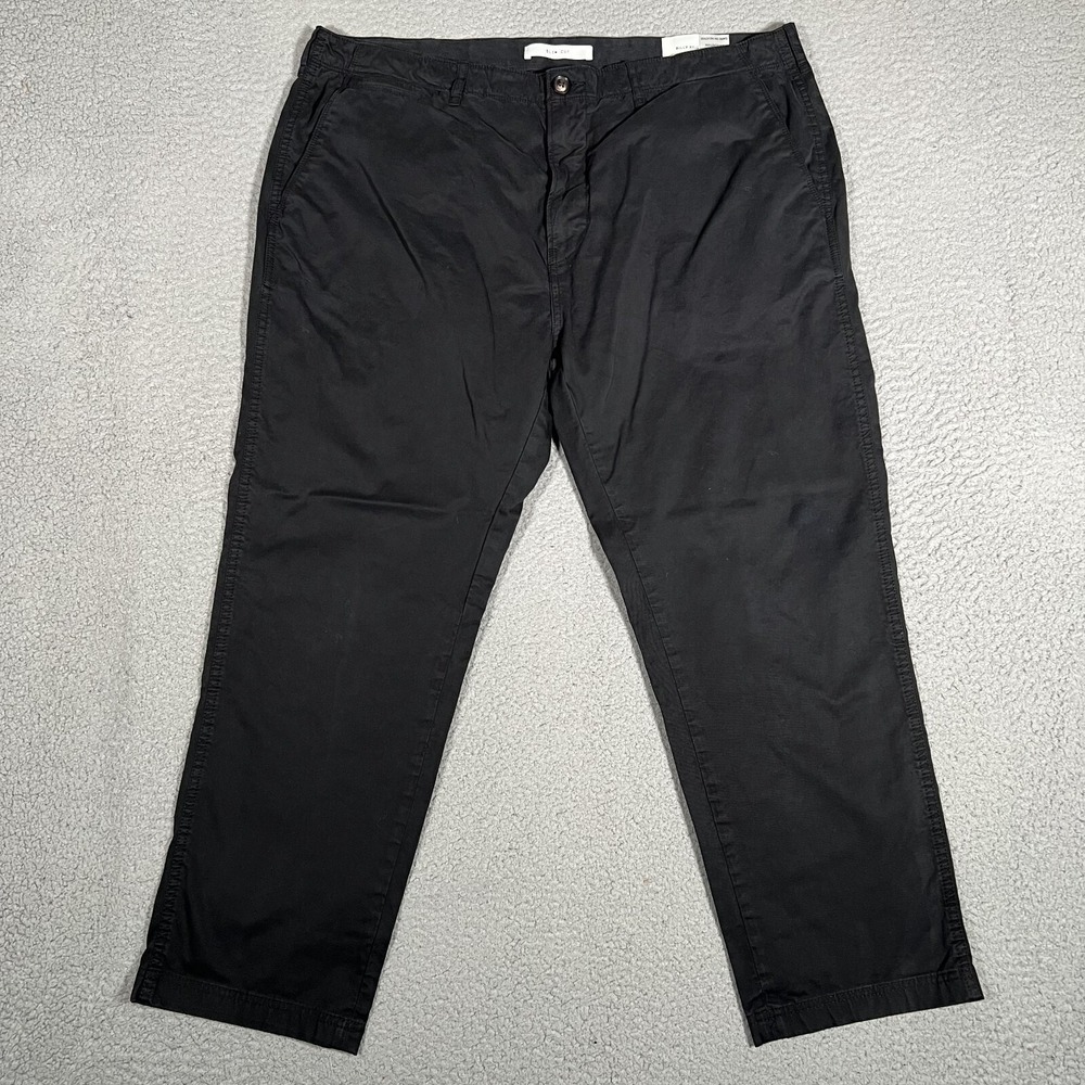 Billy‎ Reid Pants Mens 38x26 Black Slim Fit Chino Preppy Cotton Blend Casual